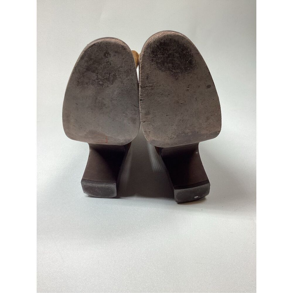 Loeffler Randall Blair Brown Leather‎ Heeled Ankle Boots Women’s Size 7.5 - Picture 5 of 10